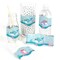 Big Dot of Happiness Narwhal Girl - DIY Party Supplies - Under The Sea Baby Shower or Birthday Party DIY Wrapper Favors and Decorations - Set of 15